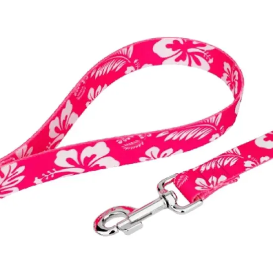 Country Brook Petz Pink Hawaiian Deluxe Dog Collar and Leash image {6}