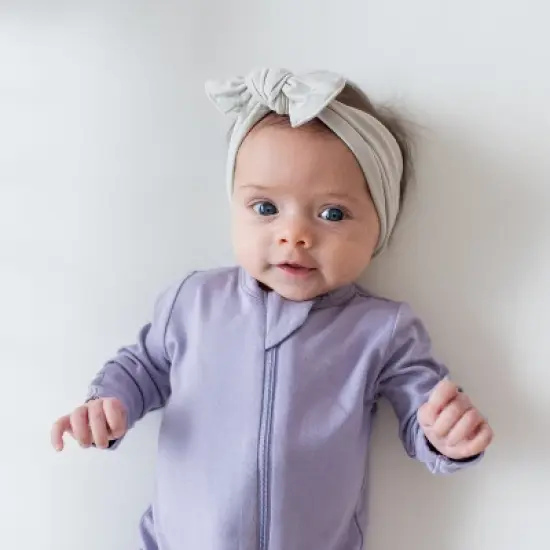 Kyte Baby Zippered Footie in Taro image {3}