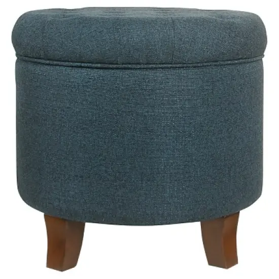Boho Tufted Storage Ottoman - HomePop image {11}