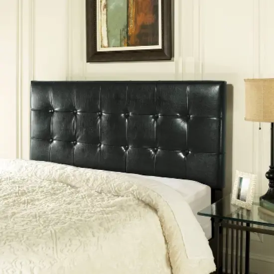 Full/Queen Andover Headboard Black - Crosley image {1}