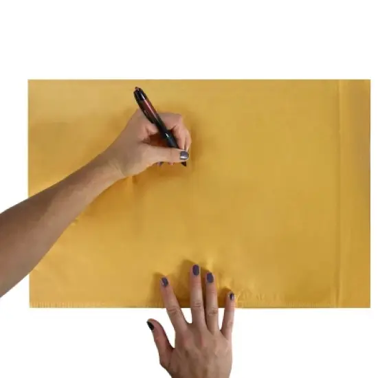 UOFFICE Pack of 5 Kraft Bubble Mailers 12.5"x 19" - #6 Self-Seal Padded Envelopes image {6}