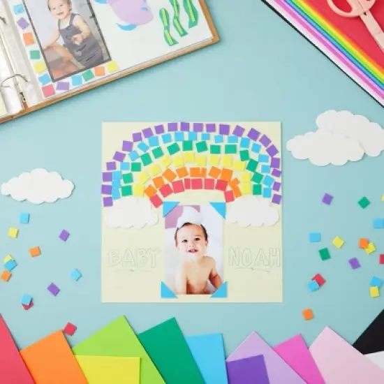 Bright Creations 48 Pack Multicolored 2mm EVA Foam Paper Sheets for DIY Cosplay, Costumes, Arts and Crafts Projects, 9x12 In image {3}