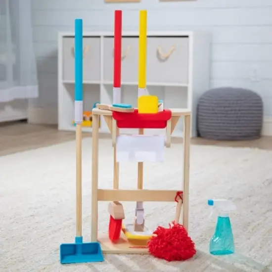 Melissa & Doug Deluxe Sparkle & Shine Cleaning Play Set (11pc) image {8}