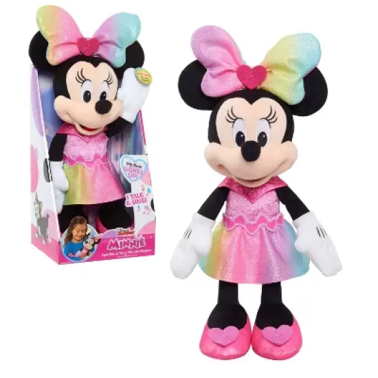 Disney Junior Sparkle & Sing Minnie Mouse Plush image {4}