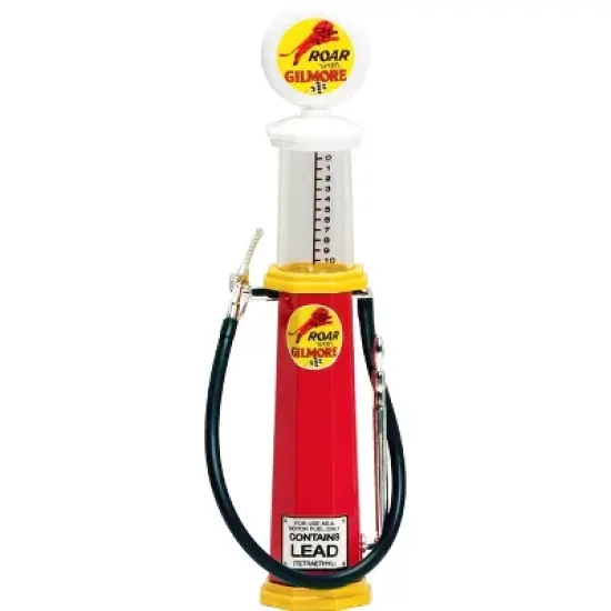 Roar Gilmore Gasoline Vintage Gas Pump Cylinder 1/18 Diecast Replica by Road Signature image {1}