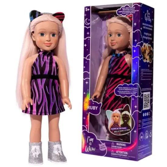 I'M A WOW Glow Edition Ruby the Tiger 14" Fashion Doll image {3}