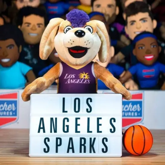 Bleacher Creatures Los Angeles Sparks Sparky 10" Mascot Plush Figure image {1}