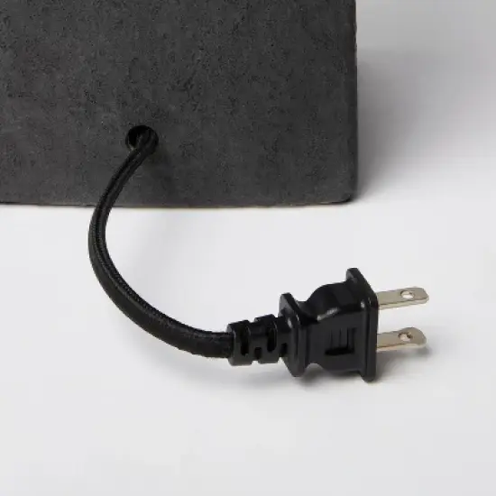 Square Table Lamp with Tapered Shade Black - Threshold&trade; designed with Studio McGee image {4}