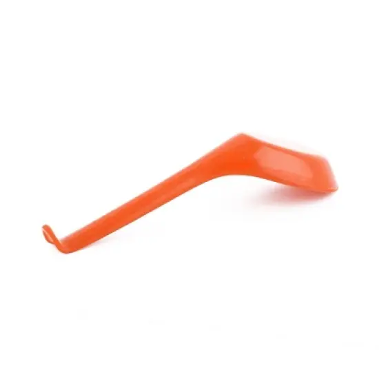 Unique Bargains Plastic Household Kitchen Restaurant Porridge Soup Spoon 5 Pcs Orange image {2}