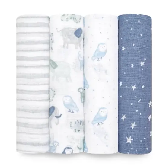 aden + anais essentials Muslin Swaddle Blankets - 4pk image {7}