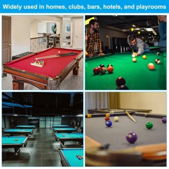 Unique Bargains Seamless Professional Billiard Cloth Replacement Accessories 7 Pcs image {4}