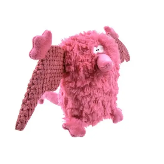 goDog PlayClean Pterodactyl Dinosaur Squeaker Plush Pet Toy for Dogs & Puppies image {3}