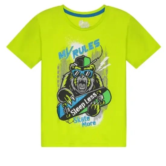 Sleep On It Boys My Rules 2-Piece Pajama Sleep Pants Set image {4}