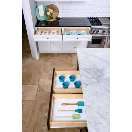 Con-Tact Grip Prints 2pk 12"x20' Bright White: Non-Adhesive Shelf & Drawer Liners for Pantry & Cabinet Organization image {4}