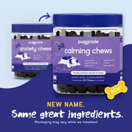 PupGrade Calming Chew Supplement for Dogs - 60 Count image {5}
