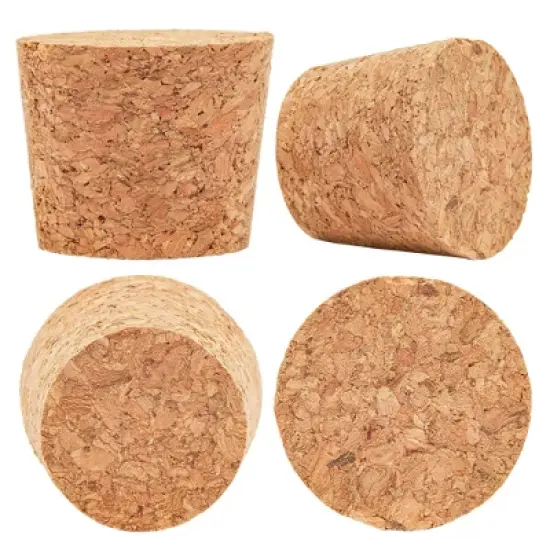 Juvale 20 Pack Size #16 Tapered Cork Plugs for Arts and Crafts (1.34 x 1 x 1.1 in) image {7}