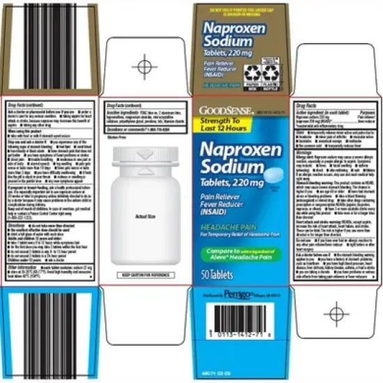 Naproxen Sodium 220mg Tablets, 90 Count image {4}