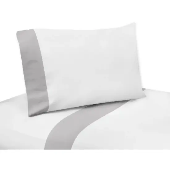 Sweet Jojo Designs Gender Neutral Unisex Toddler Bedding Set Watercolor Elephants Grey Green and Blue 5pc image {4}