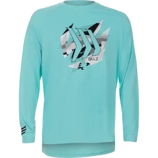 Gillz Contender Series Breaker UV Long Sleeve T-Shirt - Aruba Blue image {1}