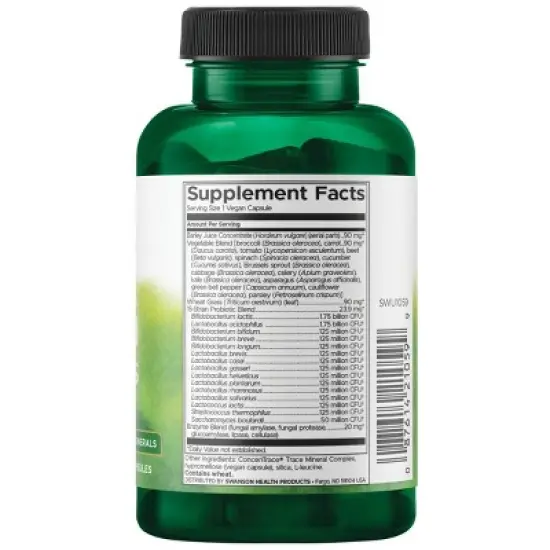 Swanson Dynamic Balanced Blend Soil-Based Organisms 5 Billion Cfu 90 Veg Capsules image {1}
