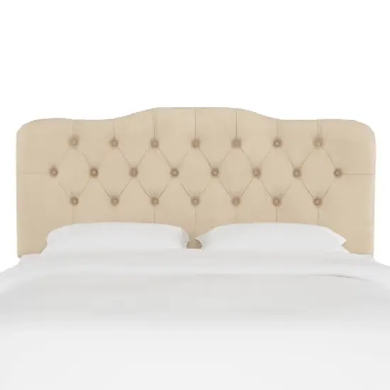 Skyline Furniture Tufted Headboard Velvet image {1}