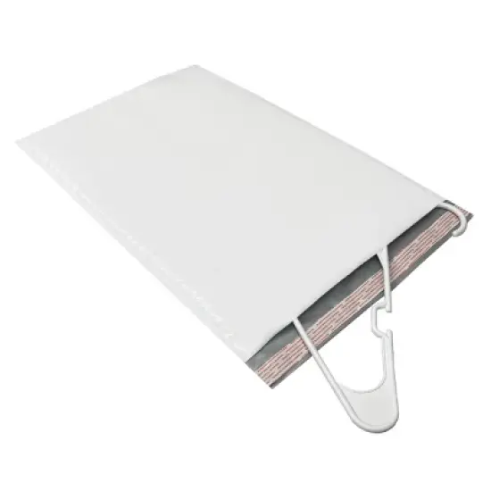 UOFFICE Pack of 25 Poly Bubble Mailer Bags 14.25" x 20" #7 White Self Seal Envelopes image {8}