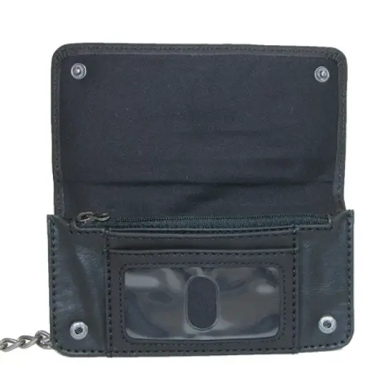 Dickies Men's Leather Trucker Chain Wallet image {1}