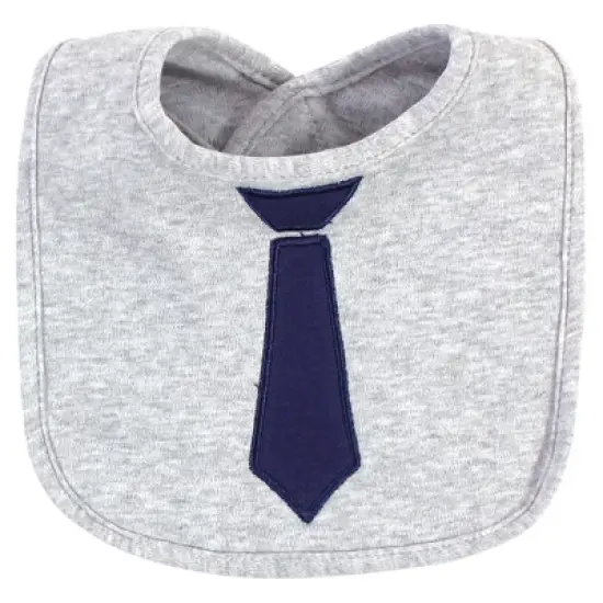 Hudson Baby Infant Boy Cotton Bibs 10pk, Handsome Like Daddy, One Size image {10}