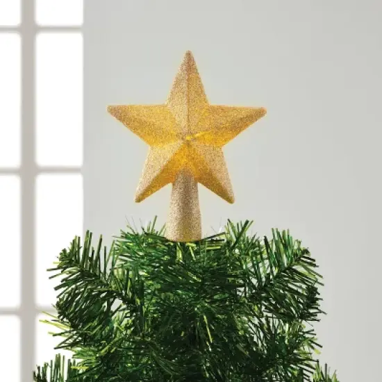 Mini Star Christmas Treetop LED Lights with Battery Pack 26in Lead in Wire - Wondershop&trade; image {2}