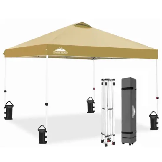 EAGLE PEAK 10x10 Pop Up Canopy Instant Tent w/ 4 Weight Bags image {11}