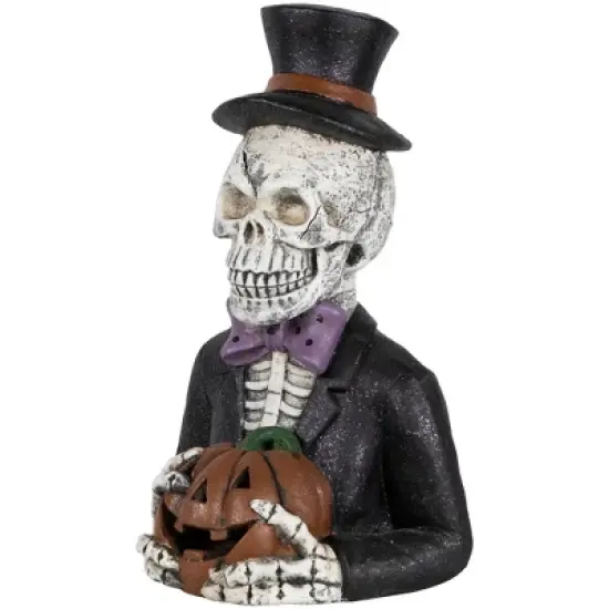 Northlight LED Lighted Skeleton with Jack-O-Lantern Halloween Decoration - 23.5" image {4}