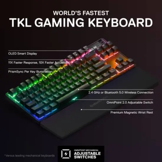 SteelSeries APEX Pro TKL Wireless Keyboard image {10}