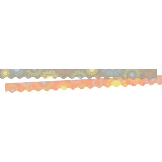 2pk Mindfulness Sunset Double-Sided Scalloped Classroom Borders - Barker Creek image {4}