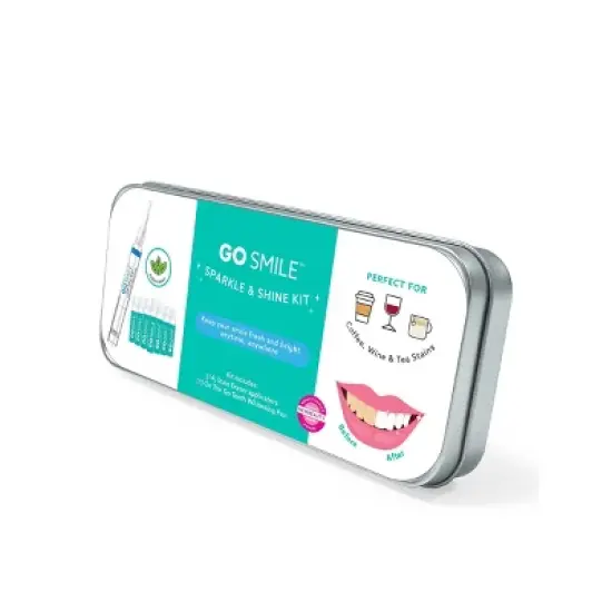 GO SMILE Sparkle & Shine Tooth Whitening Kit - 15pk image {2}