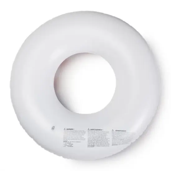 Swimline 90196 Round 36 Inch Inflatable Patriotic American Flag Swimming Pool or Lake Tube Lounger Water Float for Kids and Adults, Red, White, Blue image {2}