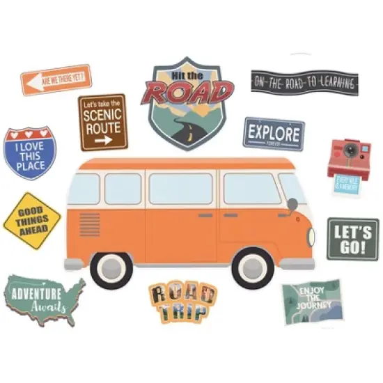 Teacher Created Resources&reg; Moving Mountains Road Trip Hit the Road Bulletin Board Set, 15 Pieces image {2}