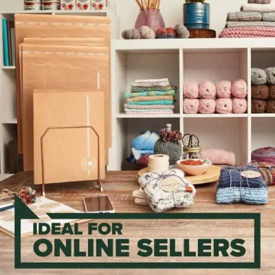 Scotch 12.5"x17.5" Curbside Recyclable Mailer Size 6: Self-Adhesive Padded Envelopes, 100% Recycled Paper, Tan image {7}