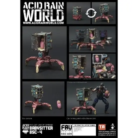 FAV-A39 Babysitter BSC-4 1:18 Scale | Acid Rain FAV Action figures image {4}