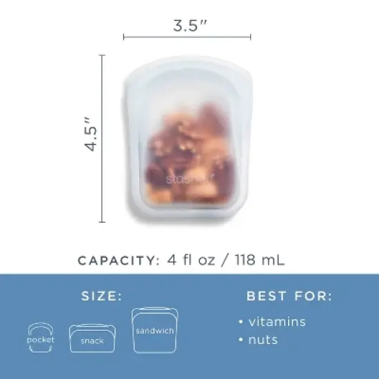 Stasher Reusable Silicone Travel Accessories Bag Set - 2pk image {4}