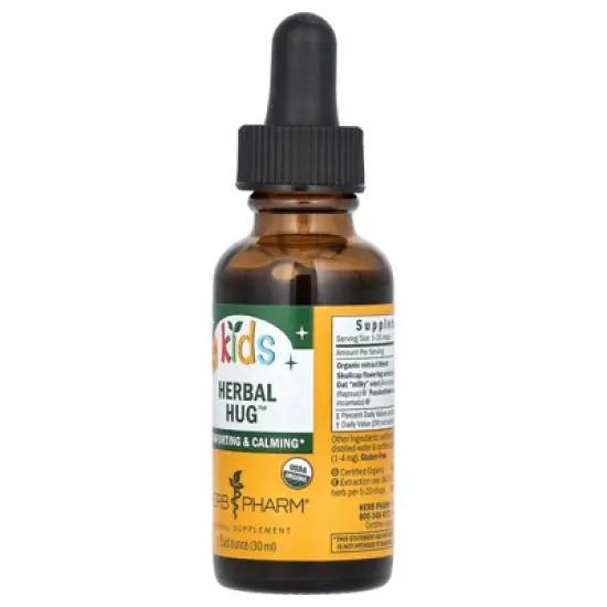 Herb Pharm Kids, Herbal Hug, Alcohol Free, 1 fl oz (30 ml) image {2}