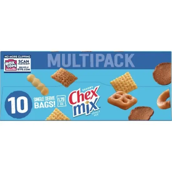 Chex Mix Traditional Snack Mix Bags - 17.5oz/10ct image {8}