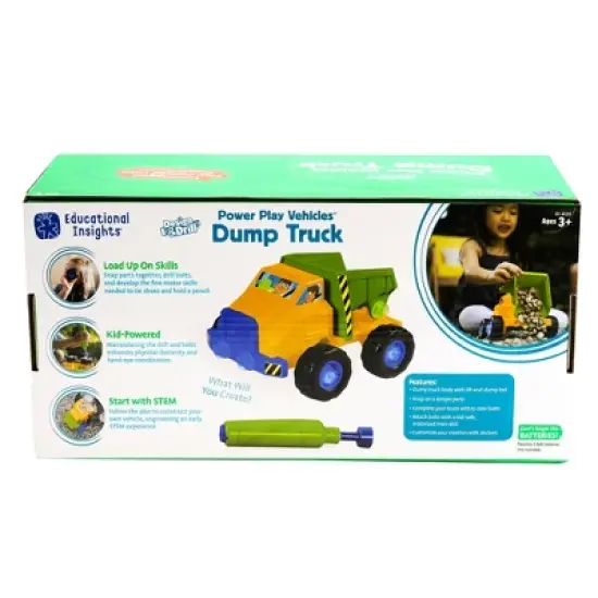 Educational Insights Design & Drill Dump Truck Toy, Ages 3+ image {5}