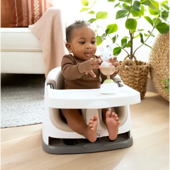 Ingenuity Baby Base 2-in-1 Booster Feeding and Floor Seat with Self-Storing Tray image {11}