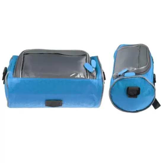Unique Bargains Bike Handlebar Bag with Touch Screen Phone Holder Front Storage Bag 1 Pc image {3}