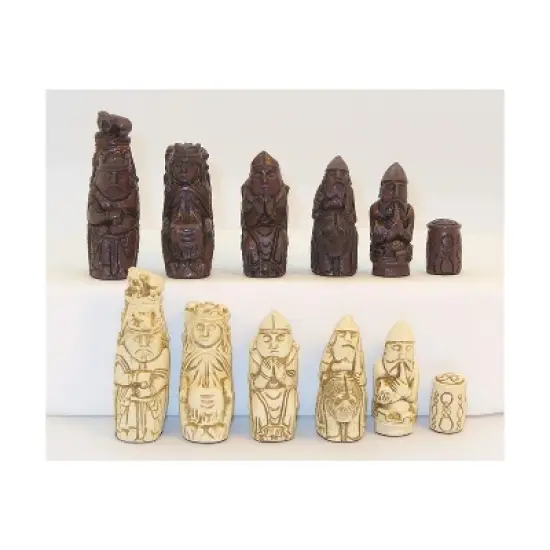 3.75" Medieval Chessmen Board Game image {1}