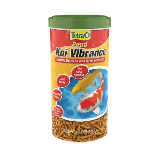 Tetra Koi Vibrance Soft Sticks Floating Pond Fish Flavor Dry Fish Food - 4.94oz image {7}