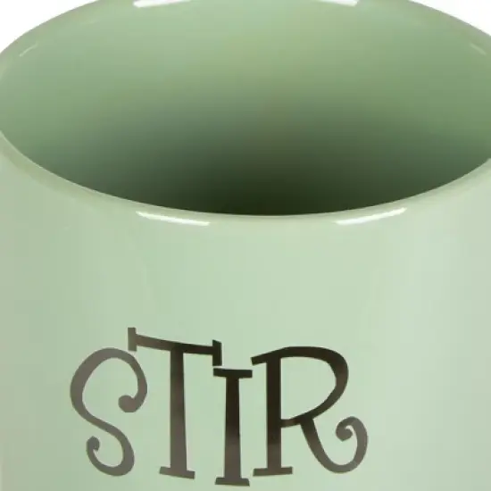 Design Imports Jadeite Stir It Up Ceramic Utensil Holder image {6}
