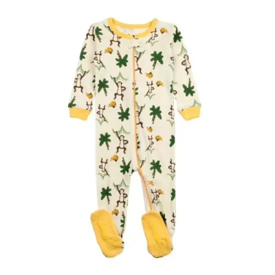 Leveret Footed Sleeper Cotton Pajamas image {14}