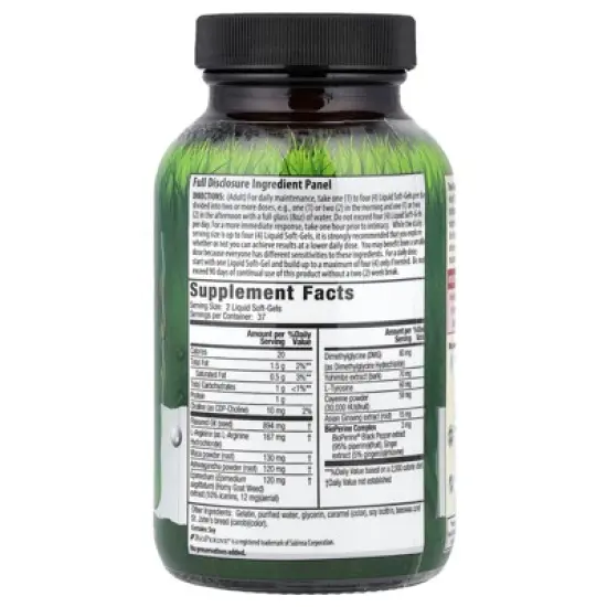 Irwin Naturals Steel Libido&reg;, 75 Liquid Soft-Gels image {1}