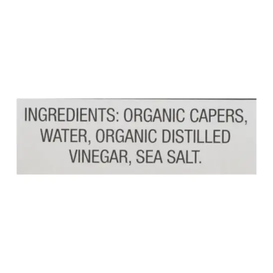 Jeff's Garden Organic Imported Non-Pareil Capers - Case of 6/6 oz image {6}